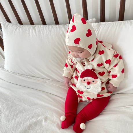 [即納] Santa doll suit /Jea ya bebe(Heart M)