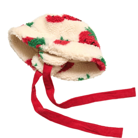 [即納]  Sweet berry earmuffs bucket hat