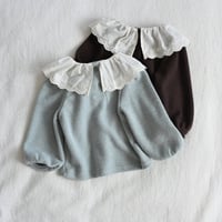 [即納] pleated lace t-shirt / Roa(Mint XSのみ)