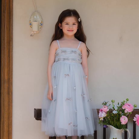 [予約] maison blue ribbon dress