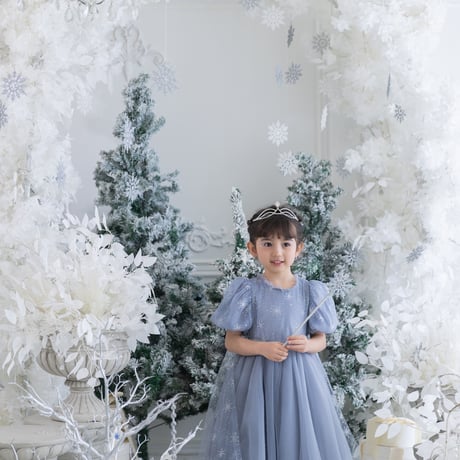 【予約】princess ice blue dress