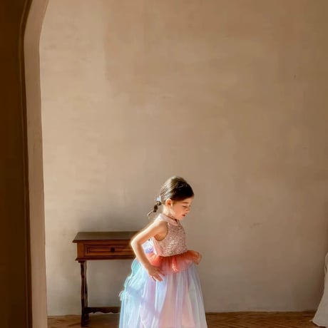 [予約] Fairy pink bubble dress