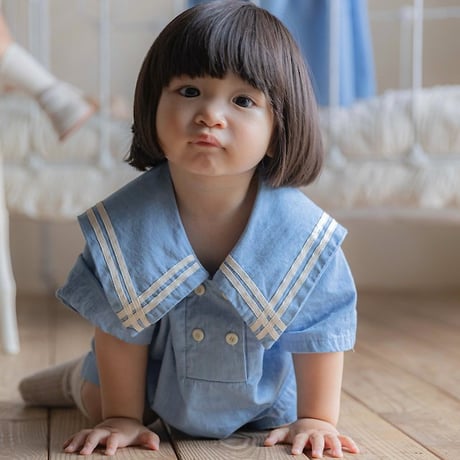 [予約] Mare Sailor Suit (Bebe) / OREN by Hibyebebe