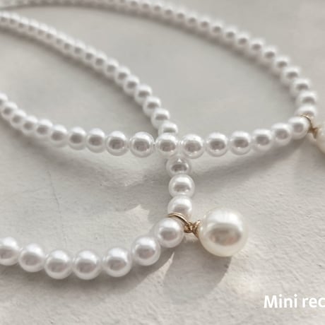[予約] Pearl Necklace/ Mini Recipe