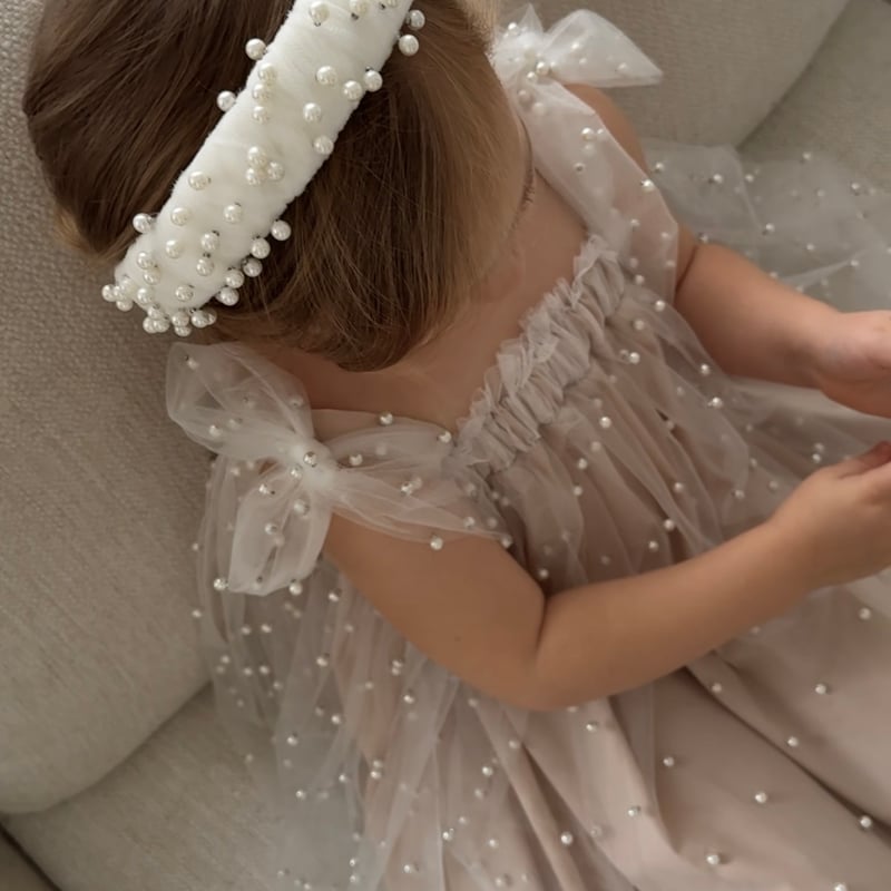 美品Pearl Girl Dress /nelia wears 予約】 Pearl Girl hair band /nelia wears | Mimiel
