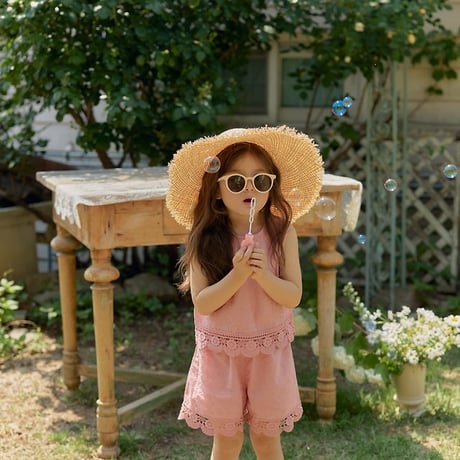 [予約] Serene Raffia sun hat / OREN by Hibyebebe