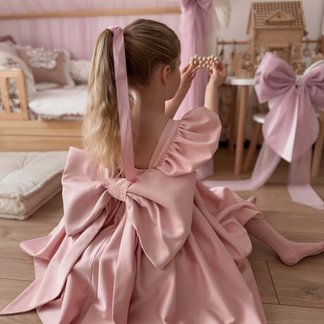 【予約】Blush Grace Dress/ nelia wears