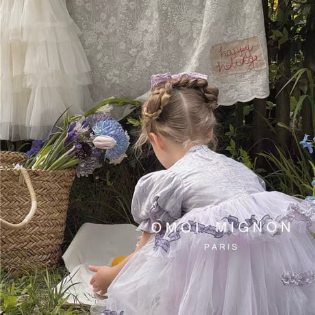 [予約] Lavender Tutu Dress / omoi mignon