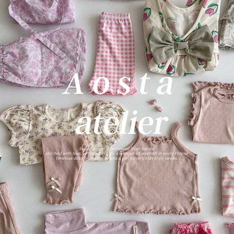 [即納] summer onepiece / Aosta(blueS,Mのみ)