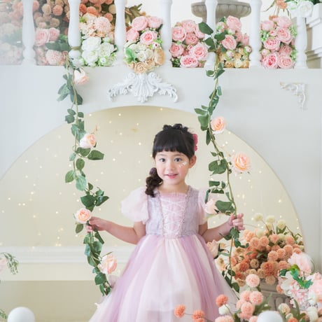 [即納] princess pink forest dress  (100 size のみ)