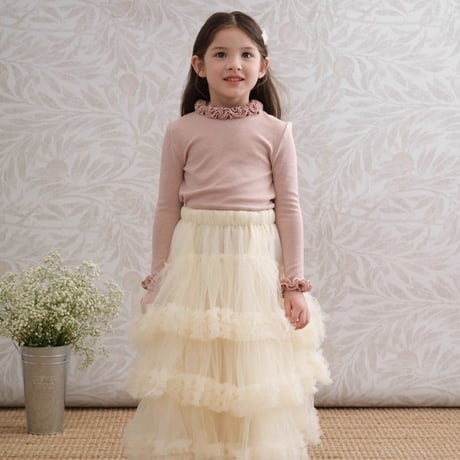 [即納] Frill Inner-T /sonny kids  （　Beige 90, 120＿のみ）