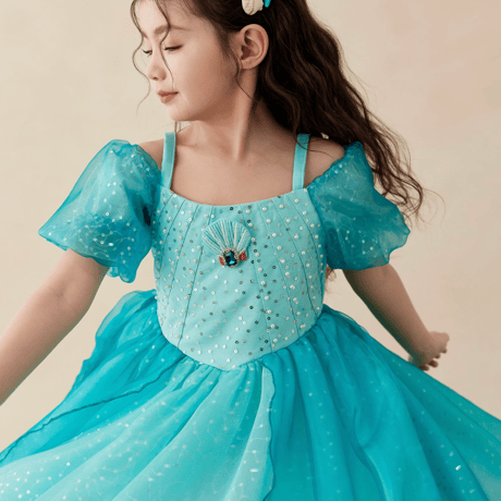 [予約] Aqua Shell Princess Dress
