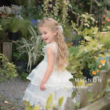 [予約]  White Garden Tulle Dress / omoi mignon
