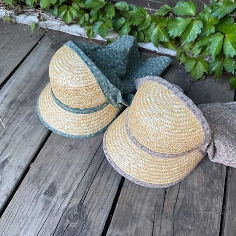 [予約] Soleil Scarf Straw Hat/ OREN by Hibyebebe