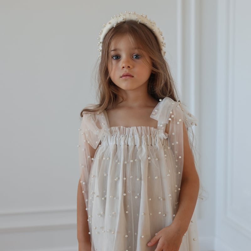 美品Pearl Girl Dress /nelia wears 予約】 Pearl Girl hair band /nelia wears | Mimiel