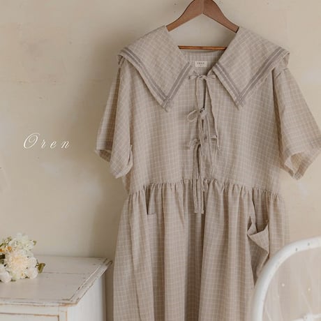 [予約] Mare Sailor Dress (Mom)/ OREN by Hibyebebe