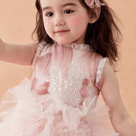 [予約] Pink Fluffy Tulle Dress