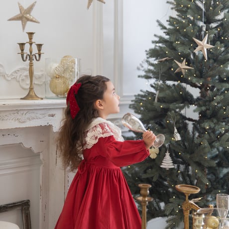 [即納] Diana Christmas dress_Red / Eugenie Candys (M _ size のみ）
