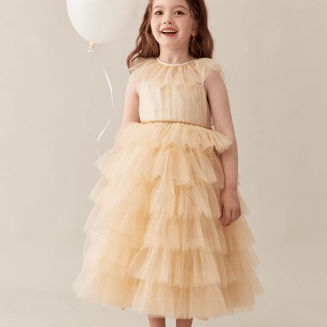 [予約] Lemon Sherbet Tulle Dress