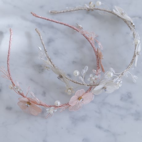 [予約] Wedding flower crown shushu hair band