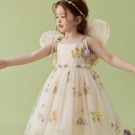 [予約] Butterfly Garden Tulle Dress