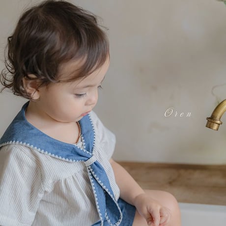 [予約] Pure Tie ST Set-up (bebe) / OREN by Hibyebebe