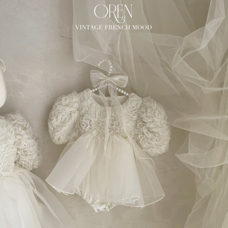 予約] Blooming rose pearl suit / OREN by Hibyebe