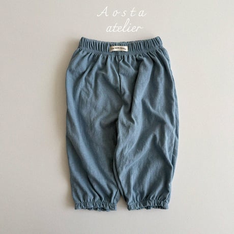 [即納]  linen pants / Aosta(ivory S,L,XL_のみ)