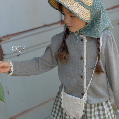 [予約] Soleil Scarf Straw Hat/ OREN by Hibyebebe
