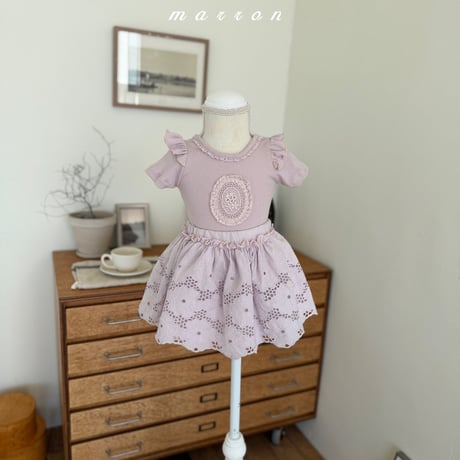[予約]  lilac skirt /marron