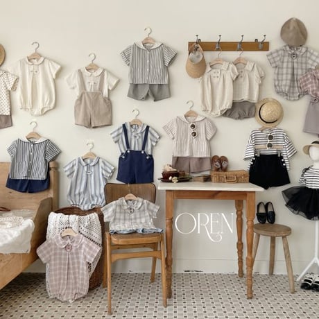 [即納] Madeleine ST set up (Stripe Sのみ) / OREN by Hibyebebe