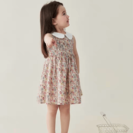 [予約] Petite Fleur Collar Dress