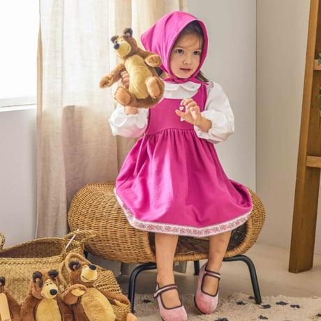 [予約] Masha Dress Set (Dress + Scarf)/ Mini Recipe