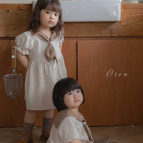 [予約] Pure Tie ST Suit (bebe) / OREN by Hibyebebe