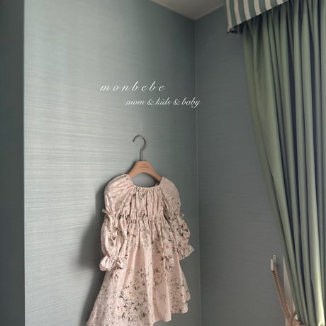 [即納] Misty eyelet ops/ Monbebe （Pink S_ size のみ）