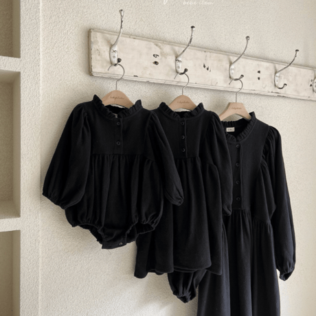 [即納] Roti dress / Hibyebebe （gray M, L, XL _ size のみ）