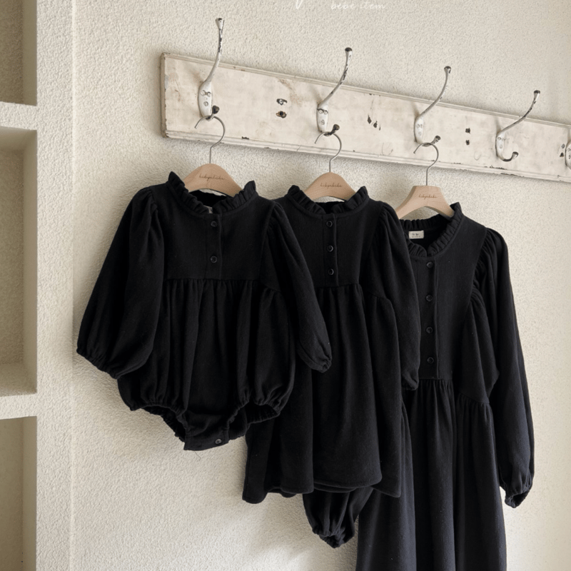 即納] Roti dress / Hibyebebe （gray M, L, XL _ si