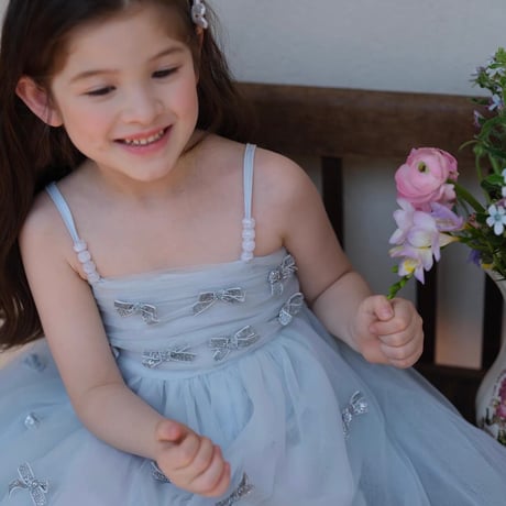 [予約] maison blue ribbon dress
