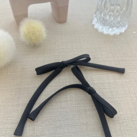 [予約] knot Ribbon Clip / Le dress