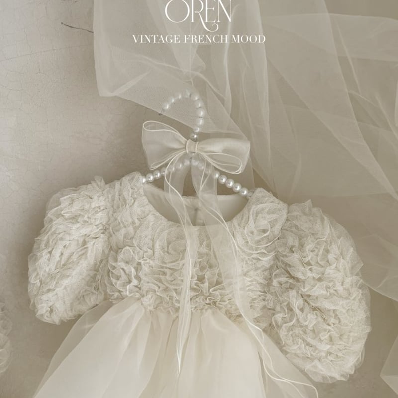 予約] Blooming rose pearl suit / OREN by Hibyebe
