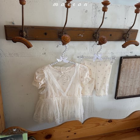[予約]  Lace scotch bustier /marron