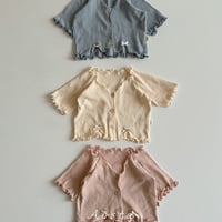 [即納] camellia cardigan / Aosta(ivory S,M,L,XL_pink S,M,L,XLのみ)