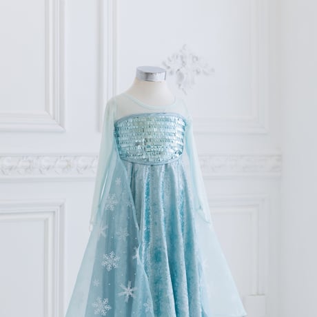 [予約] New Snow Queen Glitter Dress