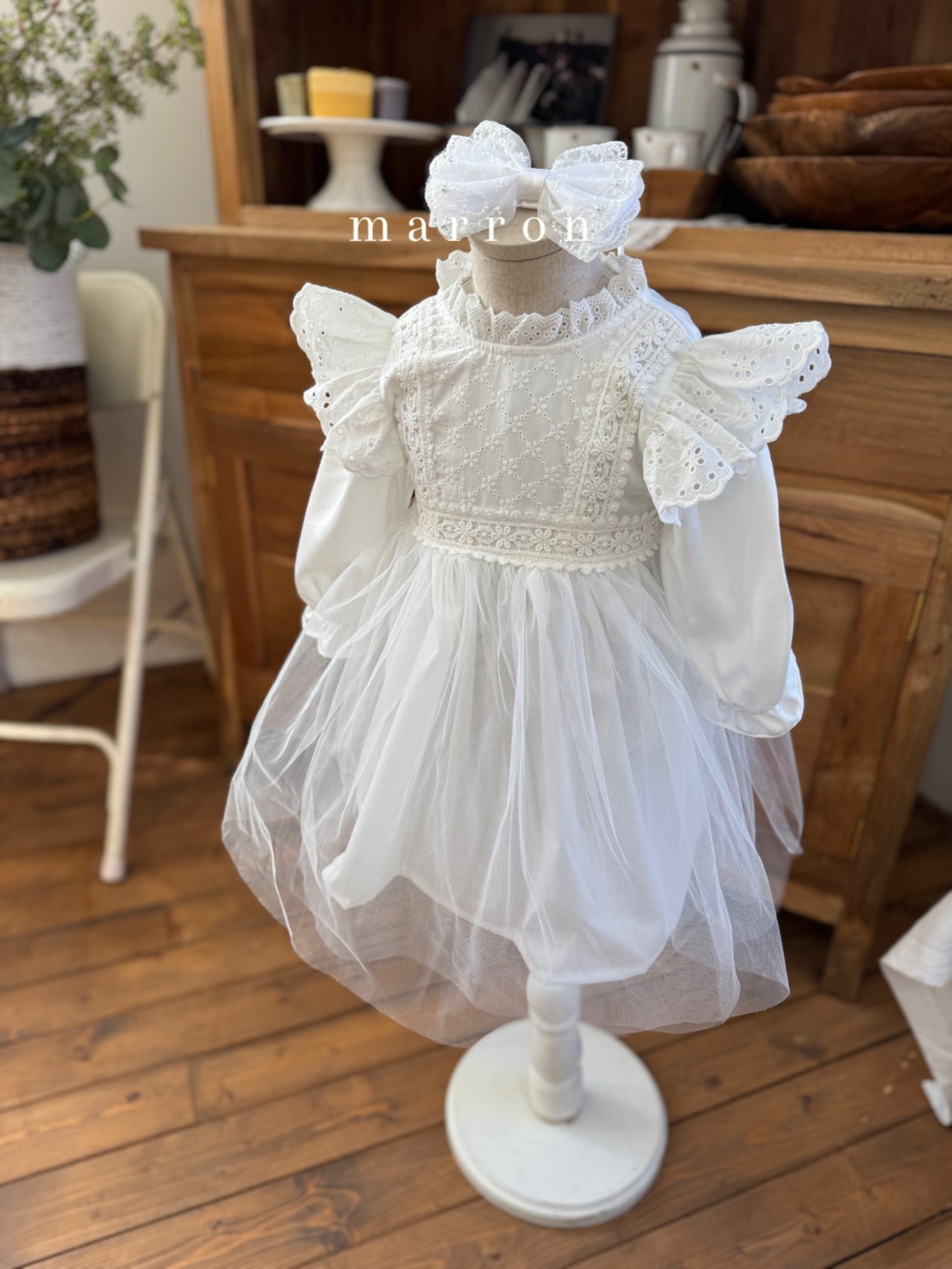 即納] Sha dress / marron （XS, S, M_ size のみ） |
