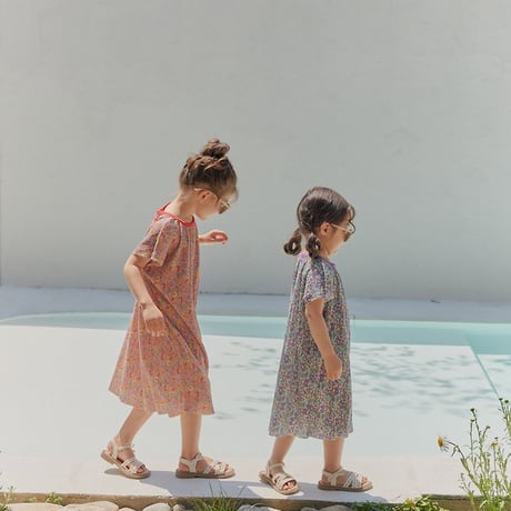 [予約] Rosie pleated dress / OREN by Hibyebebe