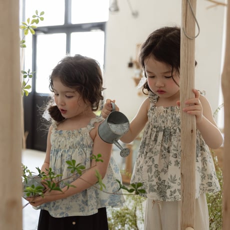 [即納] Amant blouse/ Puella FLO (blue90, 100_のみ)
