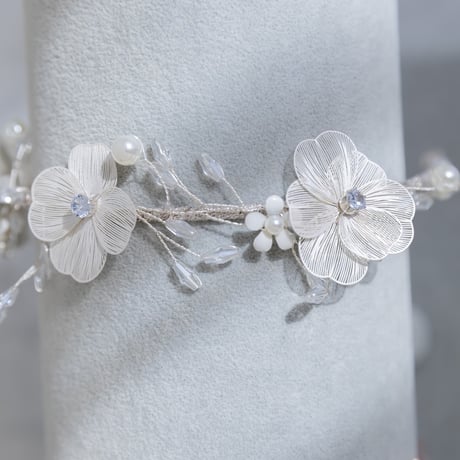 [予約] Wedding flower crown shushu hair band