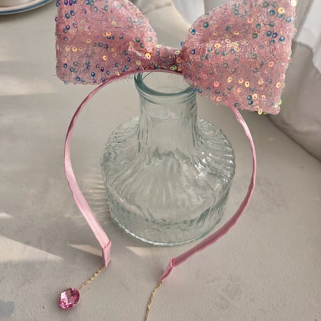 [予約] Fairy Ribbon Earring Headband/ Mini Recipe