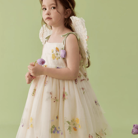 [予約] Butterfly Garden Tulle Dress
