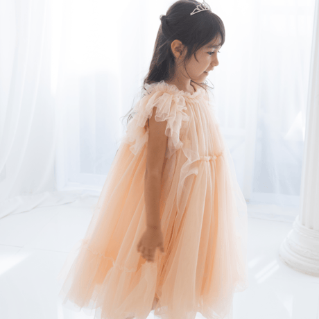[予約] Rosy flora sha dress (Rosy pink)